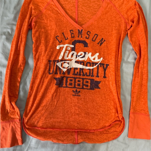 Adidas Orange Clemson Tigers Graphic Tee - Picture 1 of 5